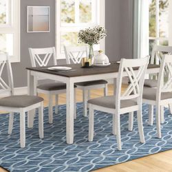7 Pc Rectangular Dining Set