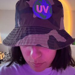 Camo Bucket Hat UV Patch 