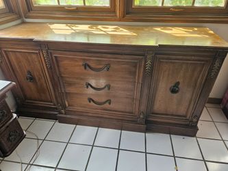 Buffet table