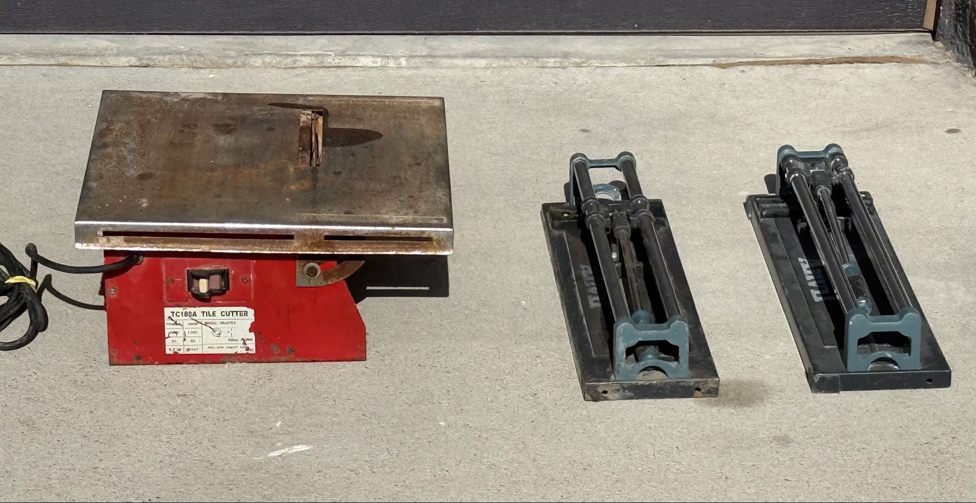 3 tile saws