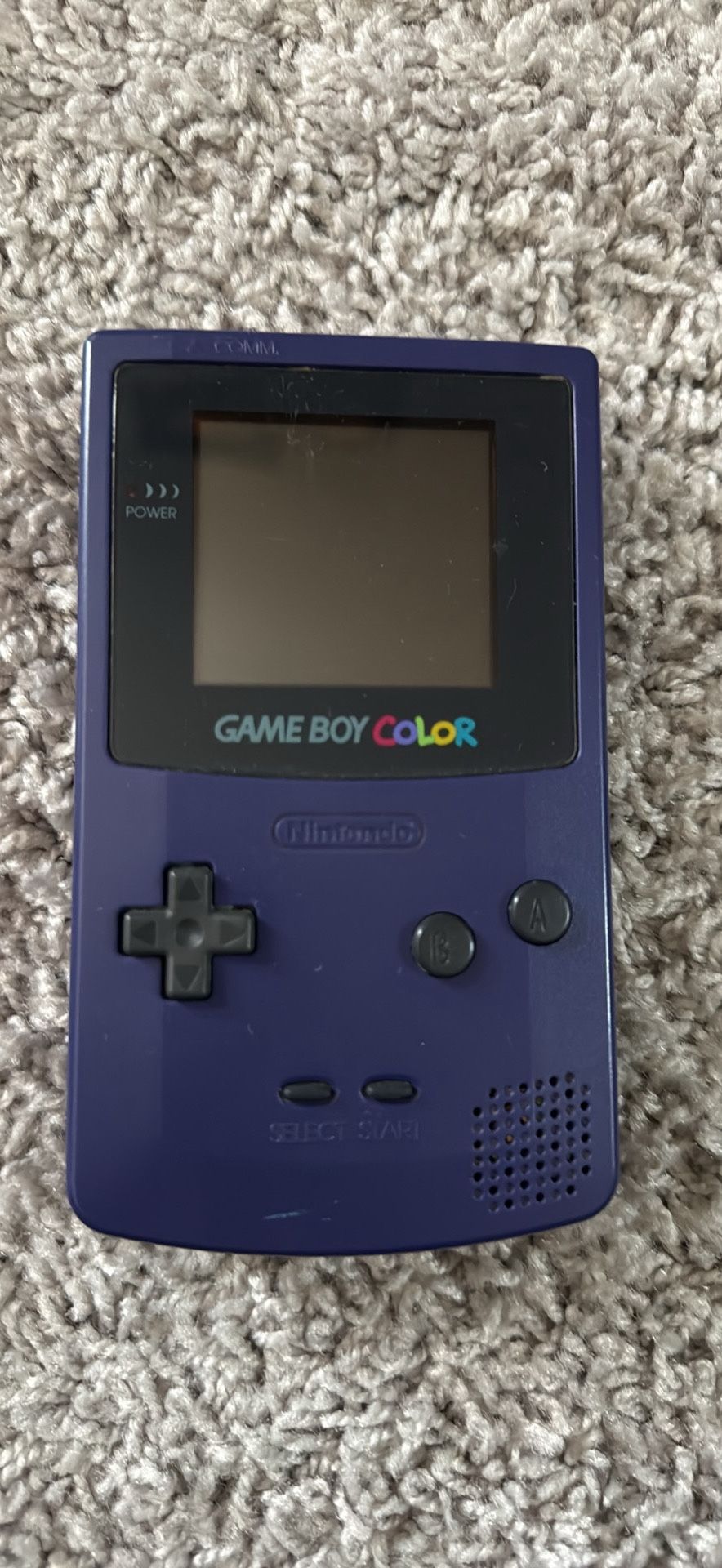 1998 Gameboy Color Purple Nintendo Game Boy Advance