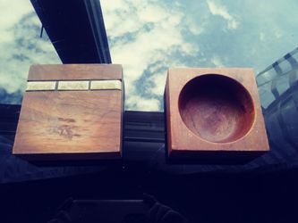 For your office! Paper weight and paper clip holder