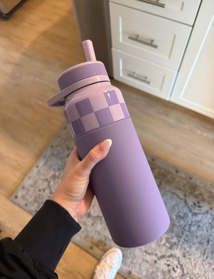Purple checkered brumate Rotera 32oz