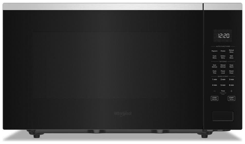 Whirlpool WMCS7024RZ 25 Inch Wide 2.2 Cu. Ft. 1200 Watt Fingerprint Resistant Countertop Microwave with Sensor Cooking Fingerprint Resistant Stainless