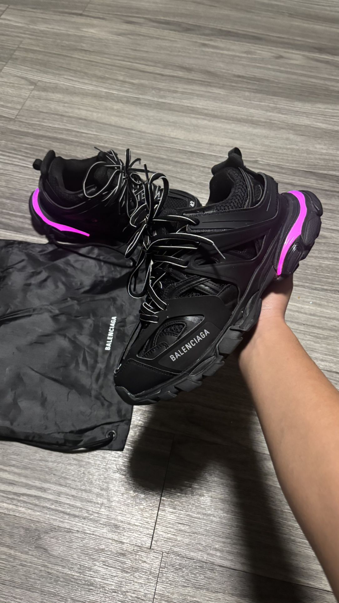 Balenciaga LED tracks size 9