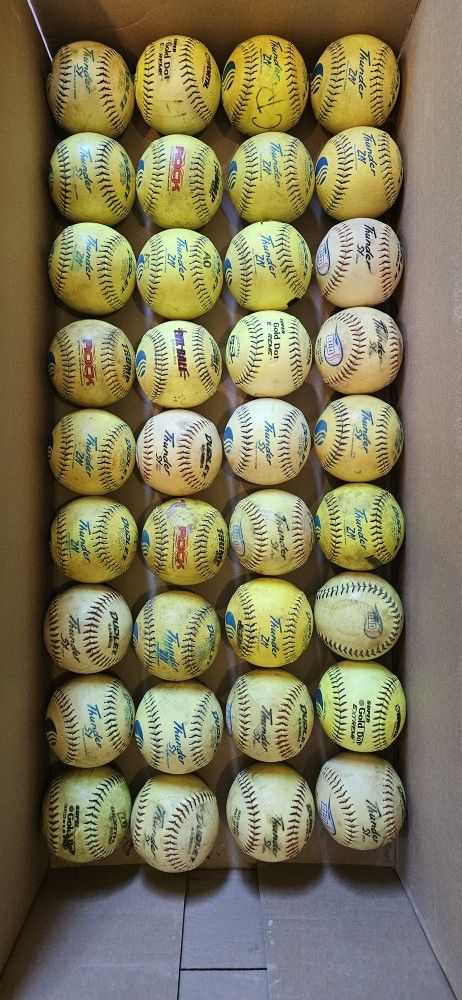 Softballs For Batting Practice