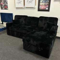 Sectional Sleeper With Cupholder And Storage 