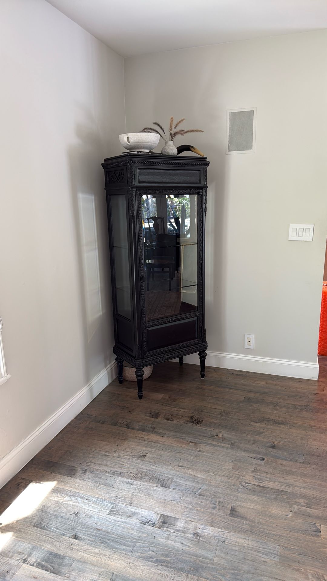 China cabinet black antique