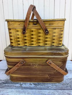 1950’s picnic baskets both for $45