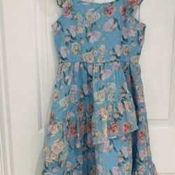 Blush by US Angels Girls Floral Dress, Size 10
