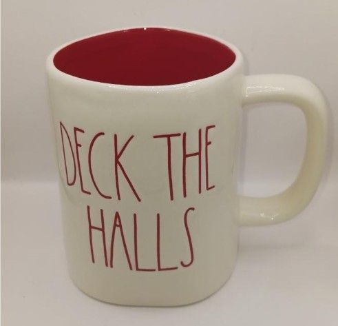Rae Dunn Artisan Collection by Magenta "Deck The Halls" Mug