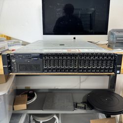 One DELL PowerEdge R730 16SFF Server 2x E5-2690v4 =28 Cores No RAM/ HDD H730 4xRJ45