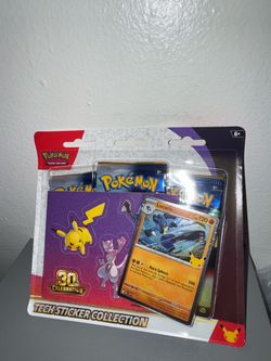 Pokemon 30th tech sticker pack Lucario sealed