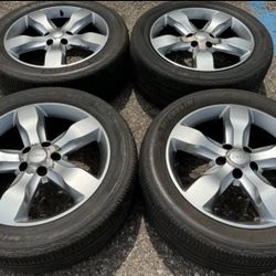 20” Jeep Grand Cherokee Commander Wrangler Dodge Durango We Finance Rims Wheels Tires Set 