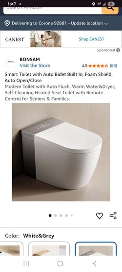 Electric bidet toilet