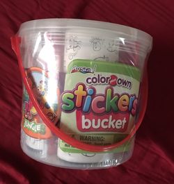 Color your own stickers bucket 850+ pieces