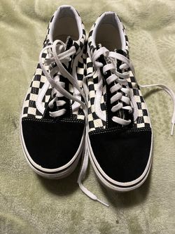 Vans Checkered Black And White