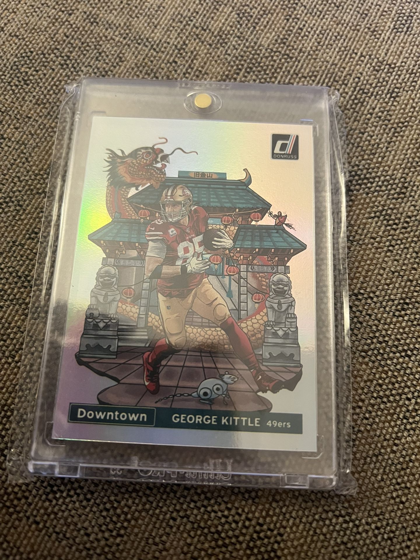 2020 Panini Donruss Optic George Kittle DOWNTOWN #DT-11 Prizm