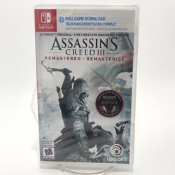 Assassin’s Creed III Remastered – Nintendo Switch