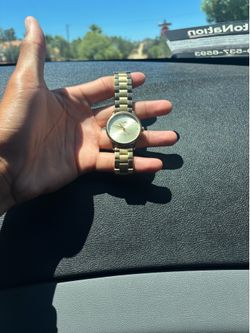 Coach Watch New York Gold