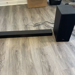 LG SK5Y Soundbar And Subwoofer