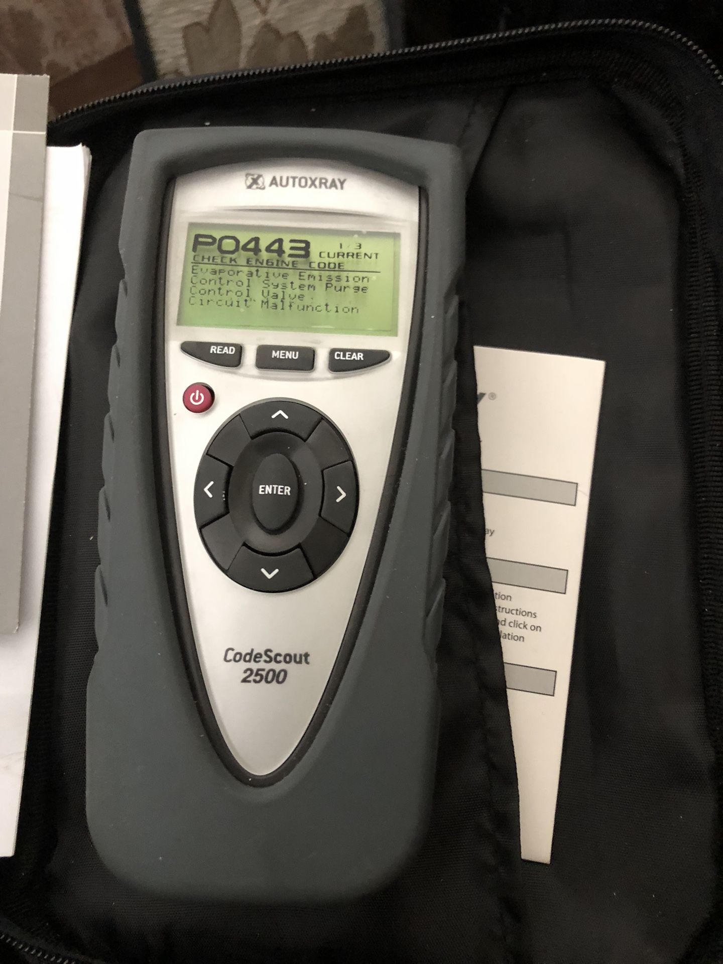 Autoxray CodeScout 2500 Automotive Code Scanner OBDII Ford Chrysler GM OBDII