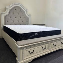 Master Bedroom Furniture Set ✨ Queen Bedroom Furniture/King Bedroom Furniture ⭐$39 Down Payment with Financing ⭐ 90 Days same as cash