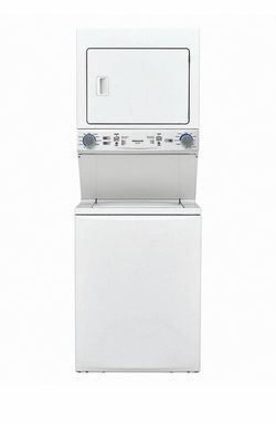 FRIGIDAIRE Washer Dryer Combo: Electric, White, 3.9 cu ft Washer Capacity, 5.5 cu ft Dryer Capacity Item 31EV12 Mfr. Model FLCE7522AW