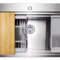 Handmade All-in-One Drop-in Stainless Steel 30 in. x 22 in. Single Bowl Workstation Kitchen Sink with Spring Neck Faucet