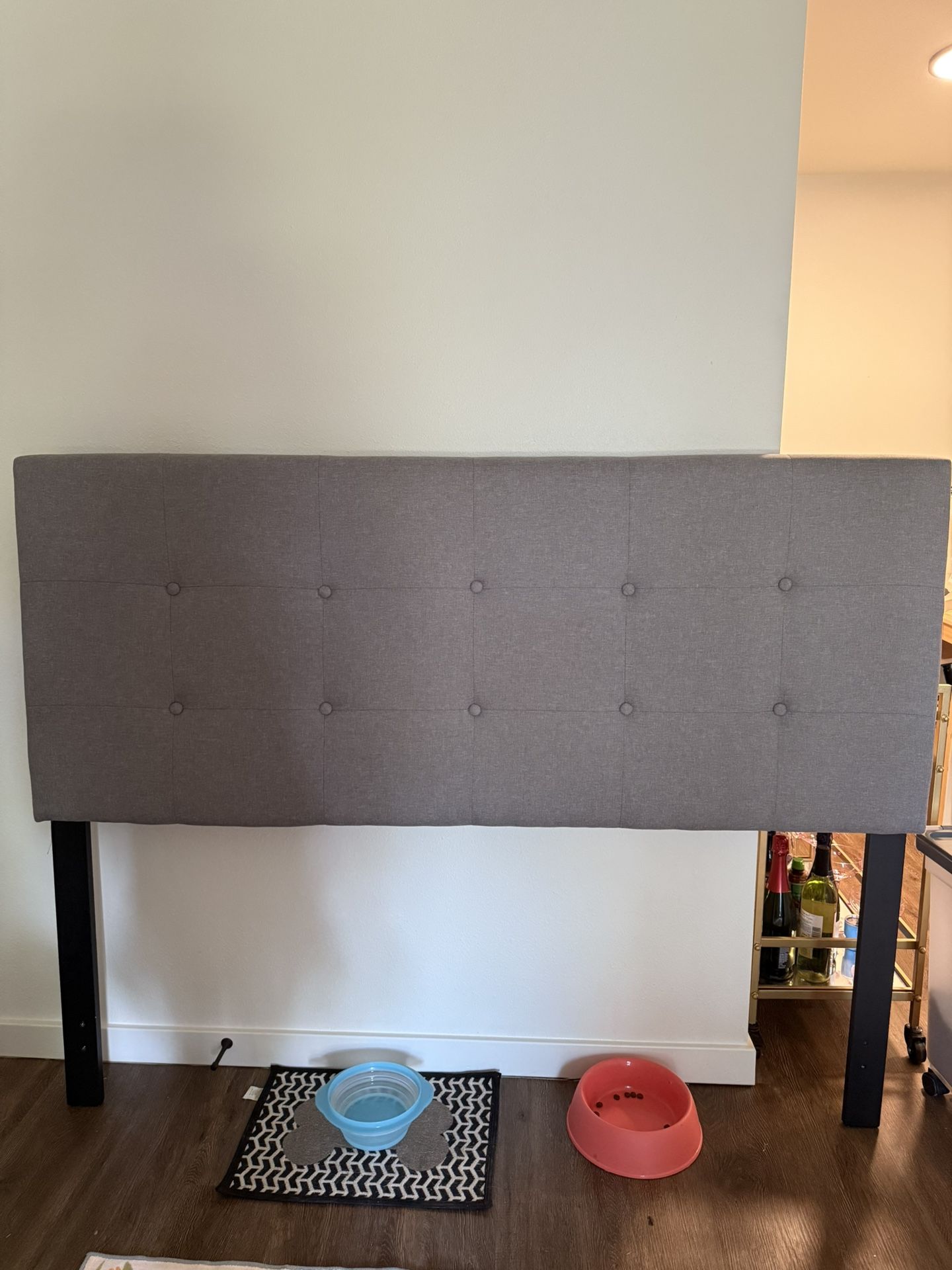 Gray Headboard