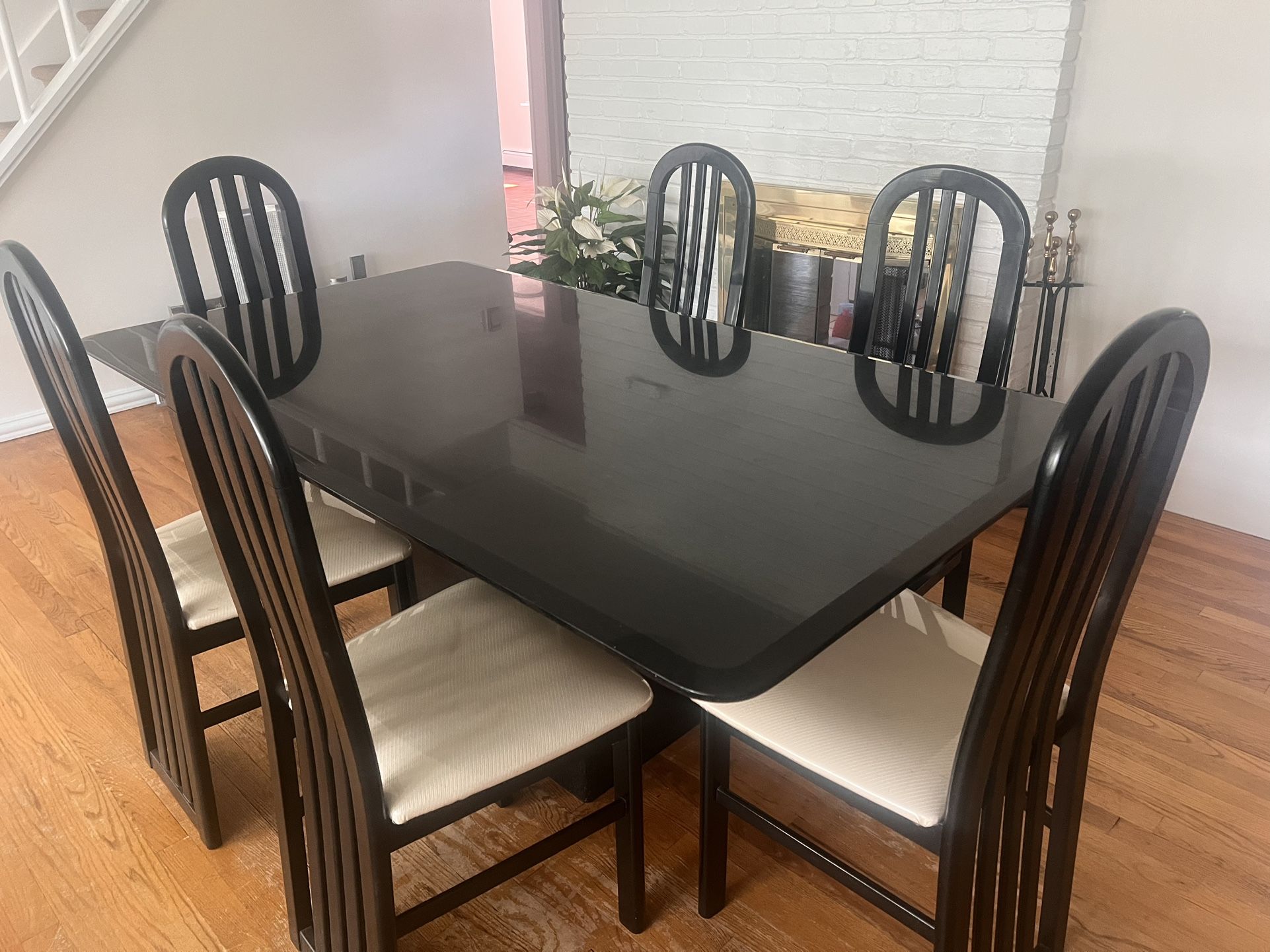 Marble Dining Table and Chairs