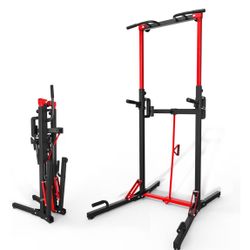 Foldable Power Tower Pull Up Bar Station