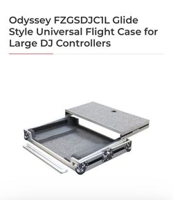 Odyssey FZGSDJC1L Glide Style DJ Controller Flight Case