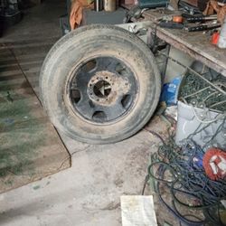 Ford 8 Lug Rim  And Tire $30