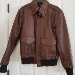 100 % Genuine Leather Bomber Jacket