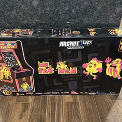 Ms PacMan Arcade1Up Special 40th Anniversary Edition ARCADE 10 GAMES
