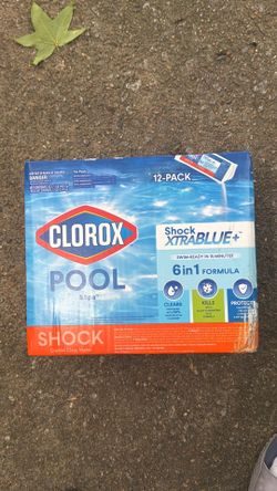 Unopened clorox pool shock pool shock