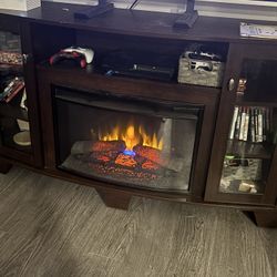 Electric Fireplace / Entertainment Stand