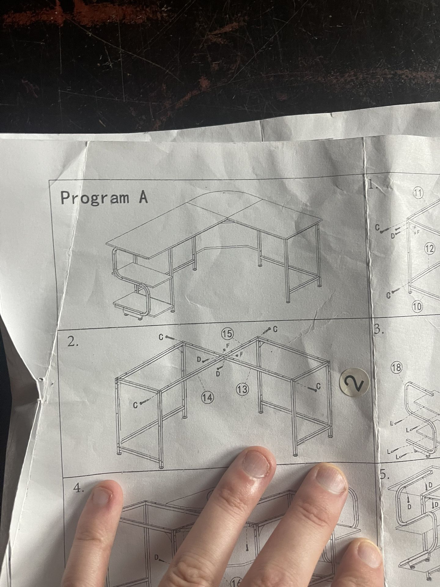 L-shaped Desk