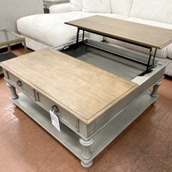 New 44” Square Lift Top Coffee Table 