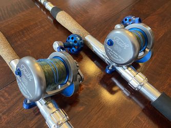 Truth (Seigler) SG Lever Drag Fishing Reels - Blue/Silver for Sale in  Yorktown, VA - OfferUp