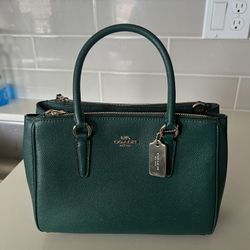 coach crossbody bag - green