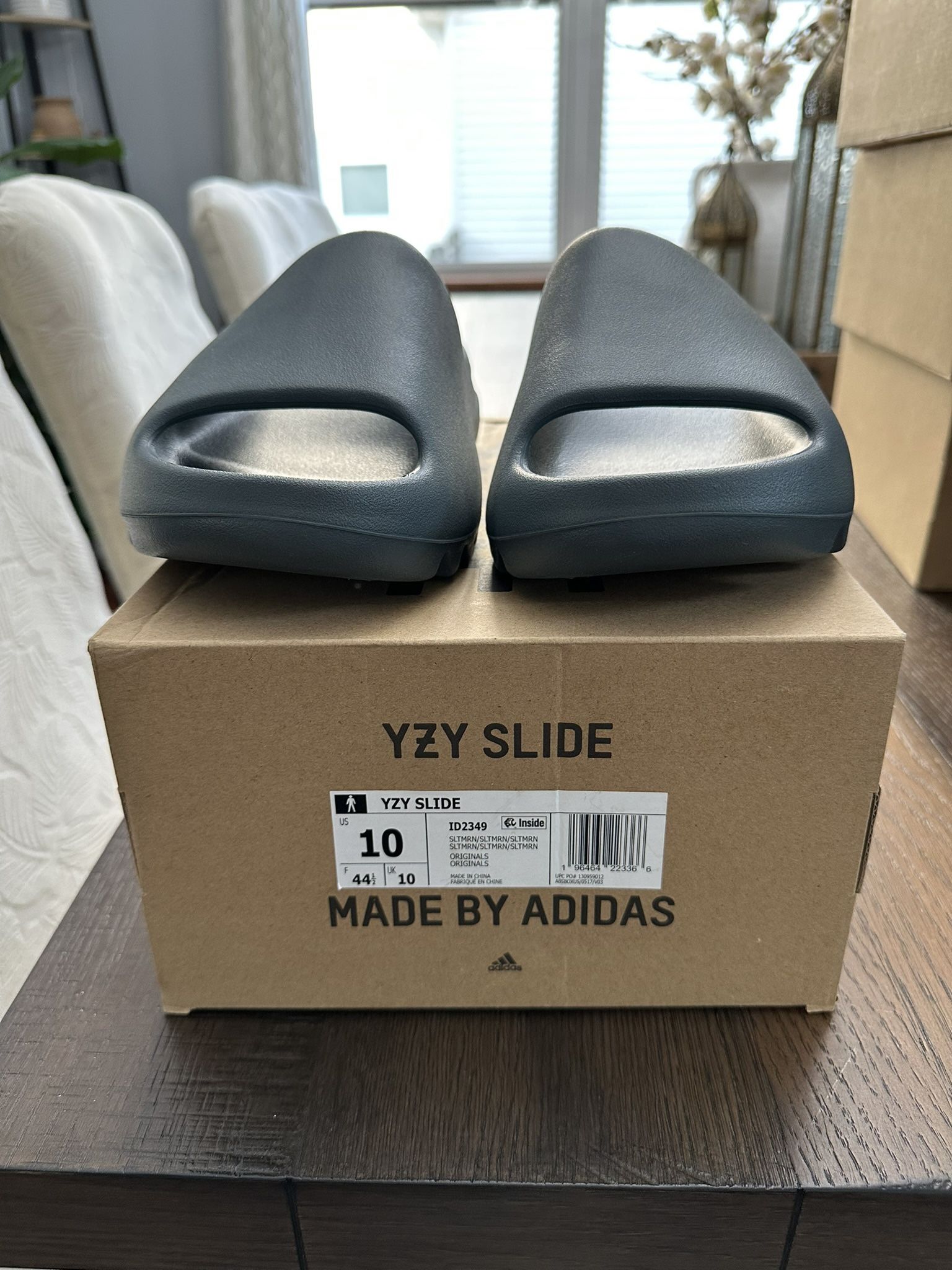 Adidas Yeezy Slide Slate Marine Size 10 Brand New