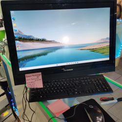 Lenovo Touchscreen All-in-one Computer Intel (contact info removed), 4GB Ram, 1TB HDD, Windows 11, Keyboard and Mouse.