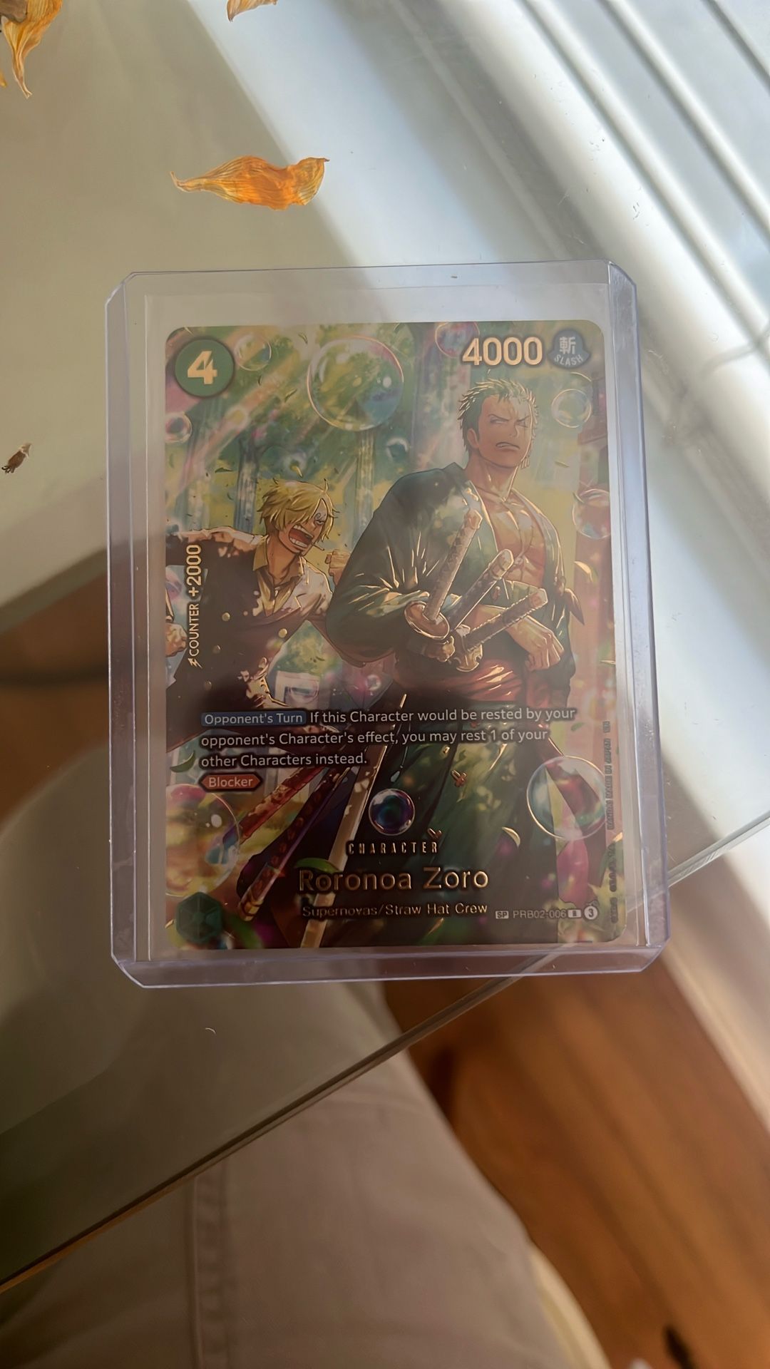 2026 ONE PIECE OP14-EB04-THE AZURE SEA'S SEVEN #006 RORONOA ZORO