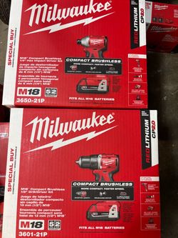 M18™ Compact Brushless 1/4" Hex Impact Driver Kit
