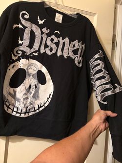 Disneyland Nightmare Before Christmas Sweatshirt Jack Skellington  Size Large