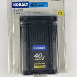 Kobalt 40V MAX Li-Ion 2.0Ah Quick Charge Battery GENUINE OEM - 174