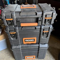 Rigid Tool Box Loaded With Tools