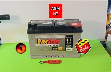 New H7 AGM PLATINUM AUTOMOBILE BATTERY CHARGER JUMPER TESTER